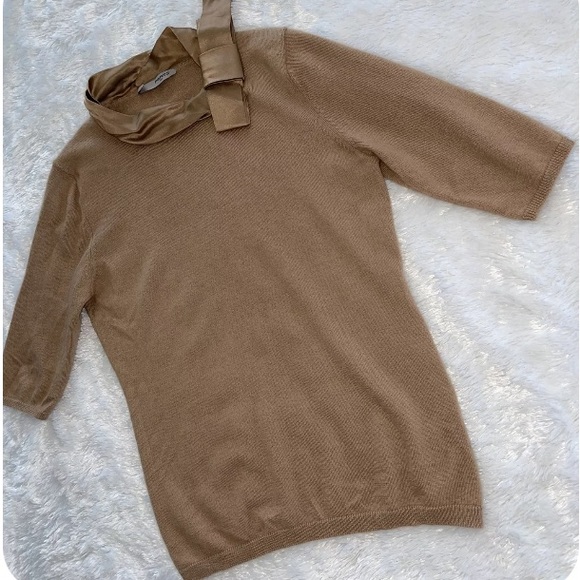 Ports 1961 Cashmere Silk Sweater Blouse 3/4 sleeve womens m - Picture 5 of 8